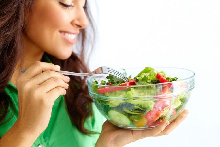 Φάτε σαλάτα λαχανικών για απώλεια βάρους